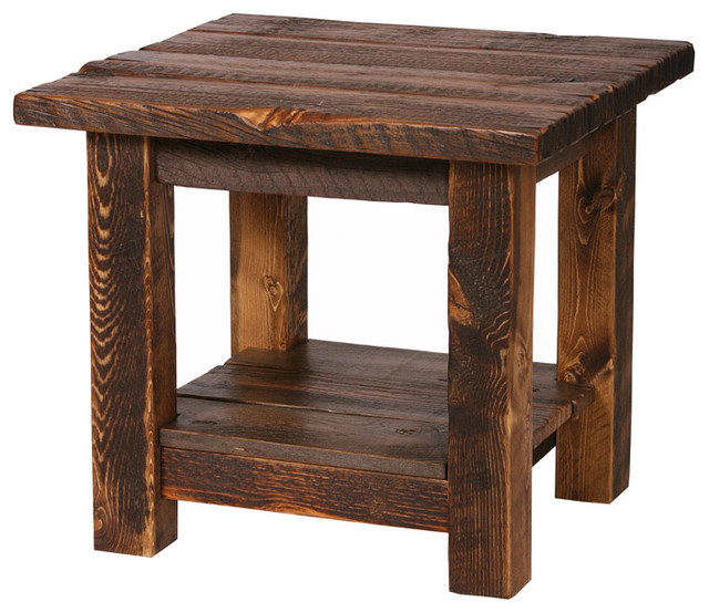 Rustic Heritage End Table - Rustic - Side Tables And End Tables - by ...