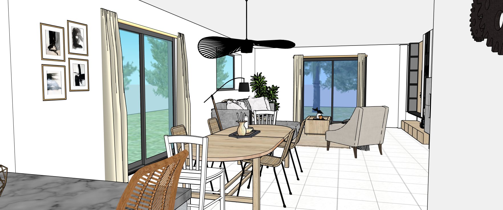 PROJET AMENAGEMENT D'UNE MAISON EN VENTE