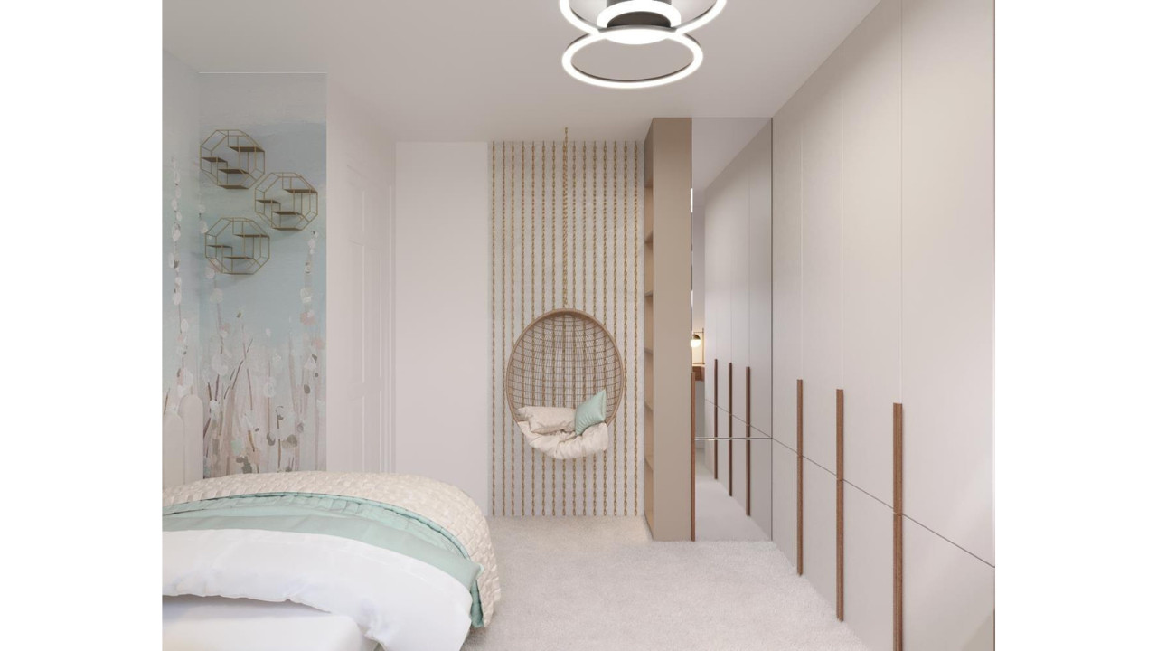 Modern Girls Bedroom Design in Ruislip