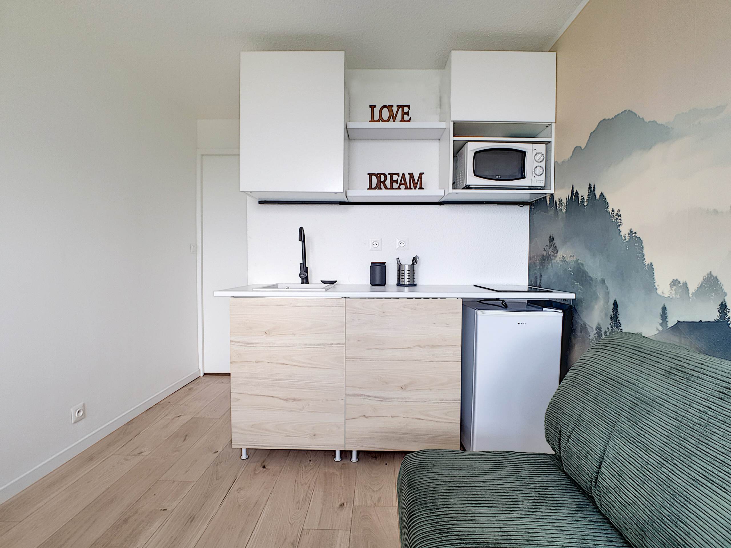 Rénovation d'un studio à la montagne