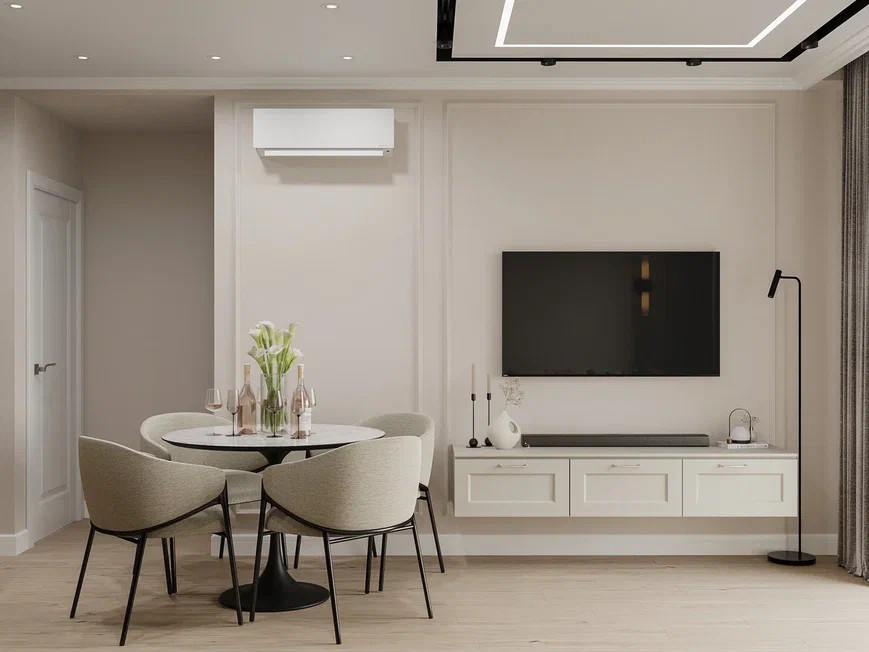 Ремонт квартиры площадью 40 м2 для женщины