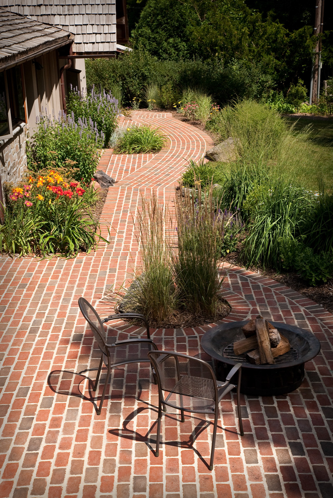 Rustic Brick Patio - Milwaukee, WI