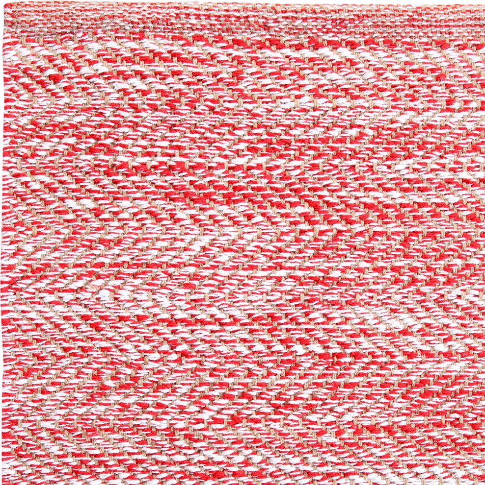 Ashton Red Modern Rug, 8'x10'