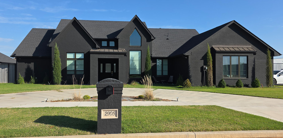 Painted Brick Exterior