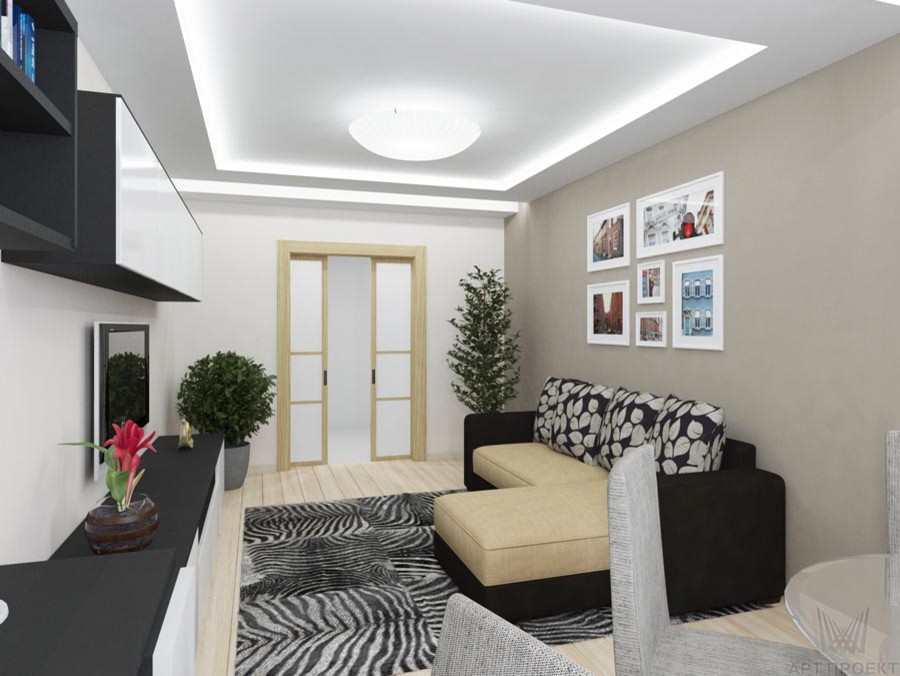 ТРЕХКОМНАТНАЯ КВАРТИРА 89 КВ.М