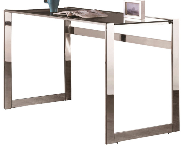 Coaster Desks Contemporary Computer Desk With Chrome Legs 800746