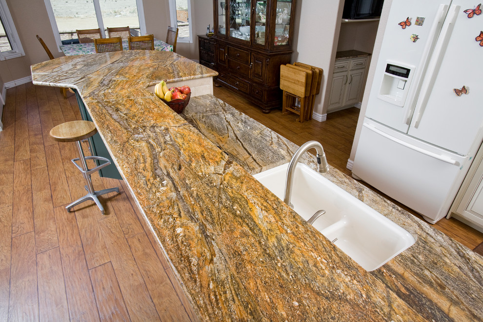 Inspiration for a transitional kitchen remodel in Denver