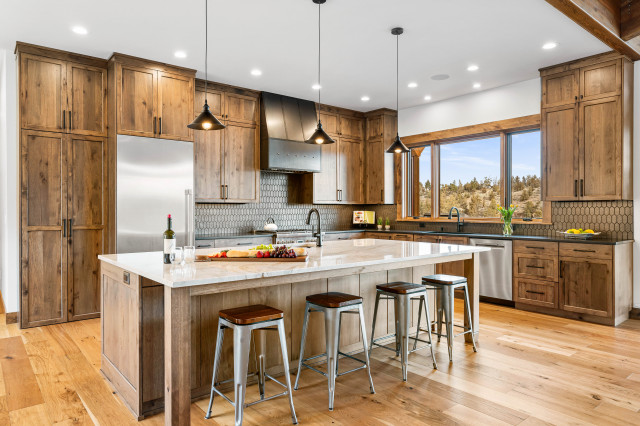 Custom Kitchen Cabinets rustikt-koekken