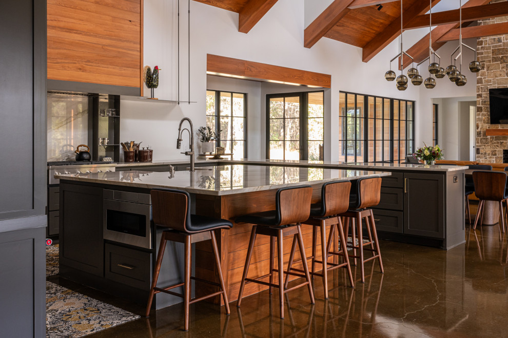 Cross Pines Ranch - Farmhouse - Kitchen - Dallas - by A. Michael ...