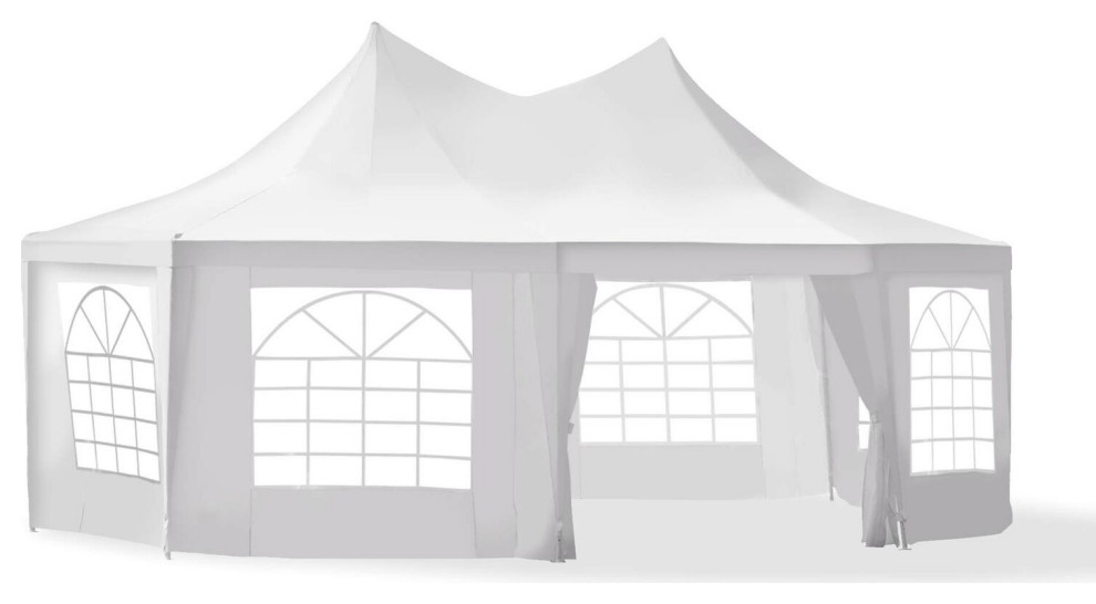 Outdoor Large Gazebo Tent Transitional Gazebos by