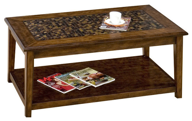 Baroque Brown Tail Table With, Mosaic Tile Coffee Table