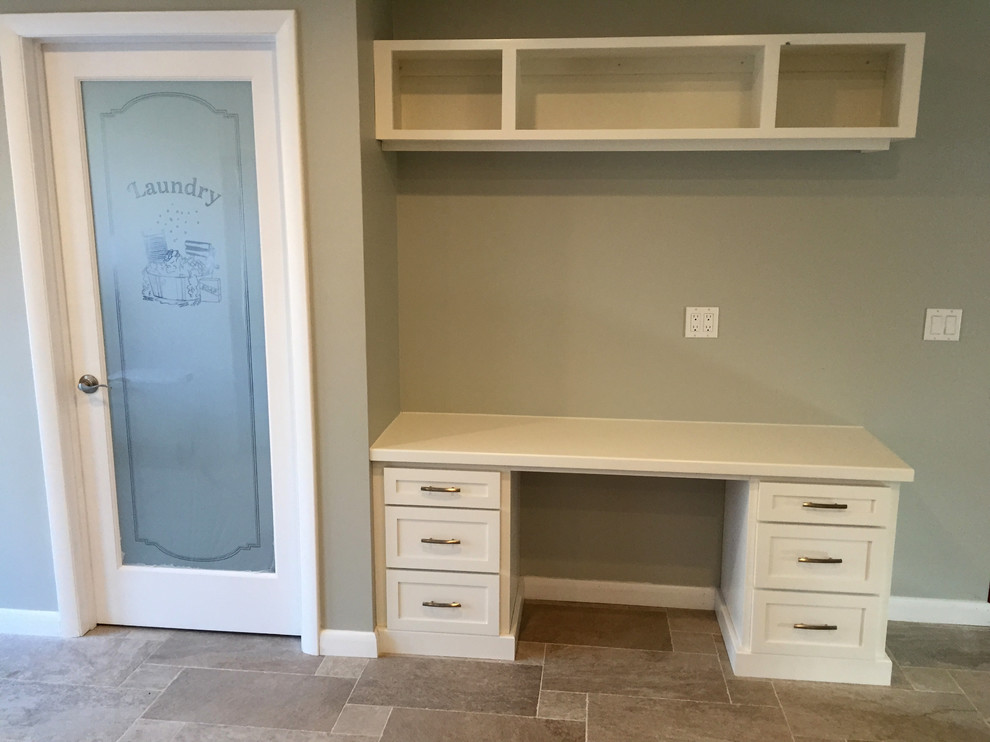 Transitional kitchen photo in Boston