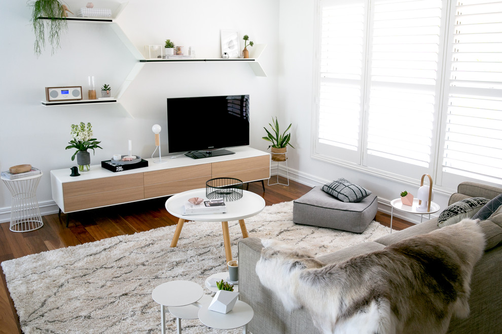 Гостиная в скандинавском стиле