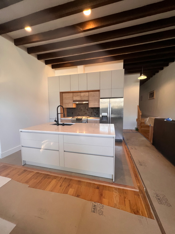 Gut renovation of a kitchen in Middle Village