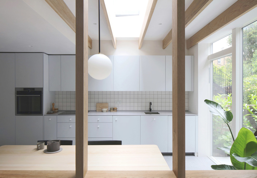 Design ideas for a scandinavian kitchen in London.