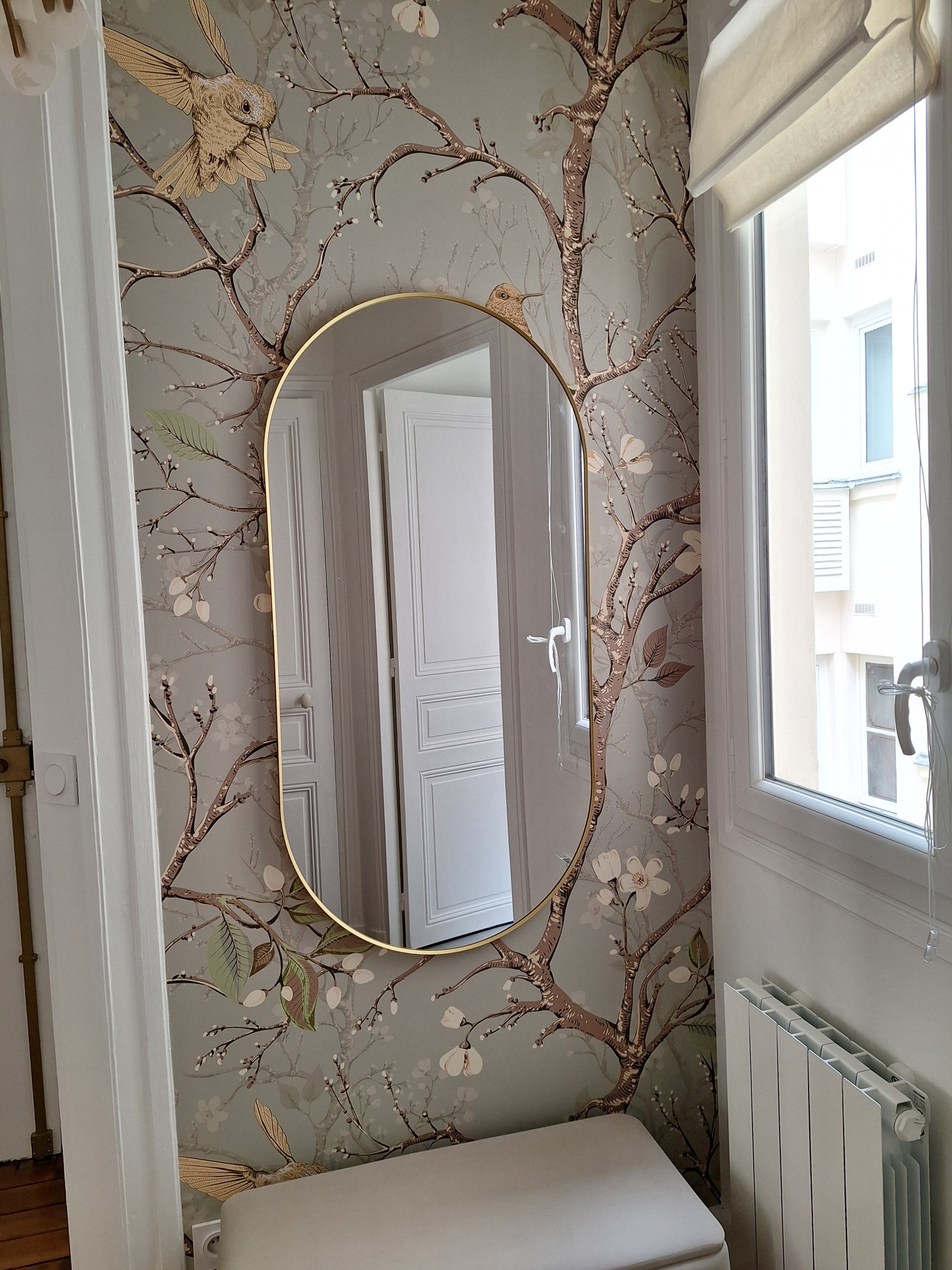 Rénovation partielle, décoration et ameublement d'un appartement ancien