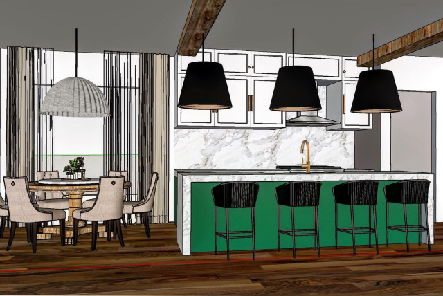 Kitchen Makeover rustic-rendering