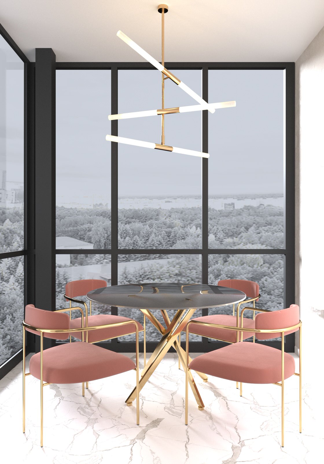 Двухкомнатная квартира в ЖК "Шуберский"