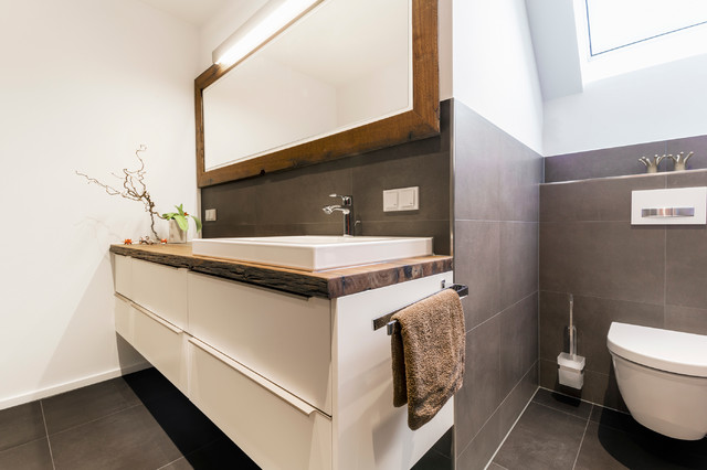 Bad - Altholz Eiche contemporaneo-cuarto-de-bano