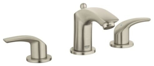 Grohe 20 294 A Eurosmart 1.2 GPM Widespread Bathroom Faucet - Brushed Nickel