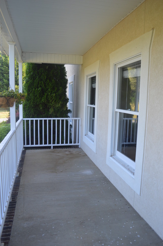 concrete porch colors