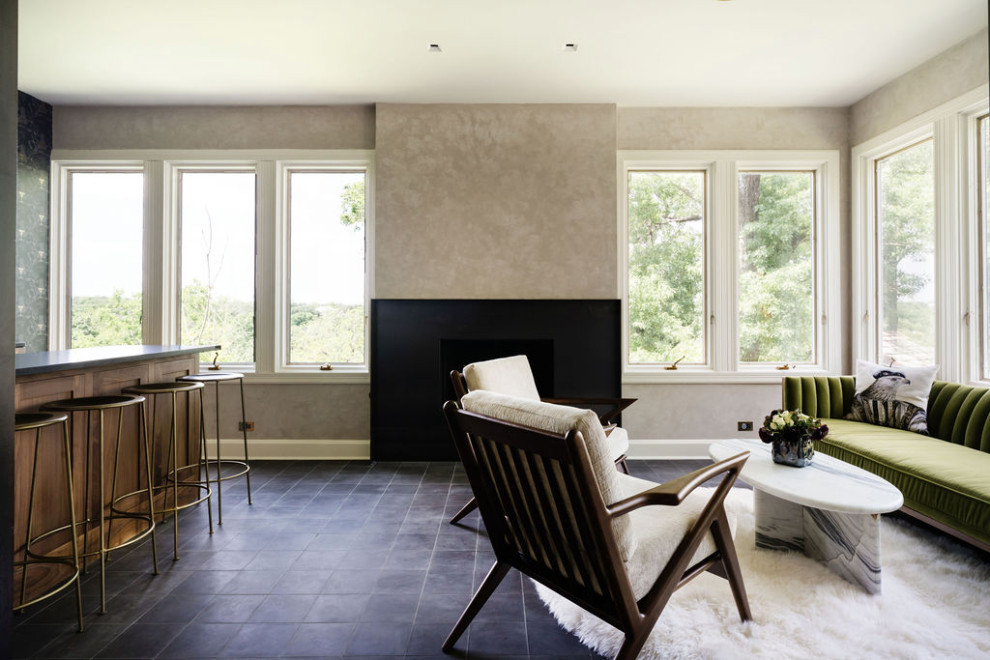 Inspiration for a transitional home design remodel in Austin
