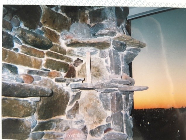 Stone Wall Master Bedroom