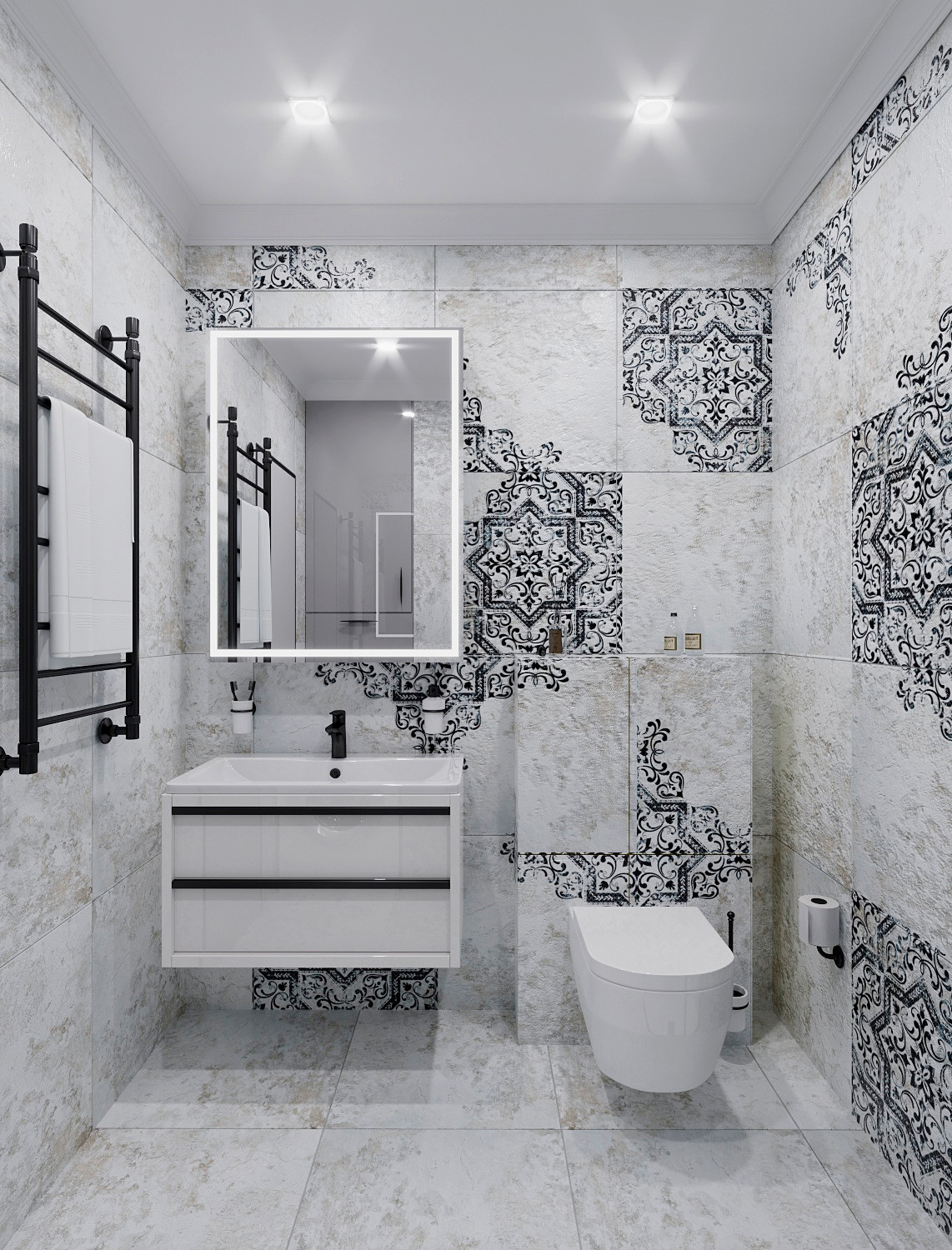 КВАРТИРА С АКЦЕНТАМИ НА ЦВЕТАХ