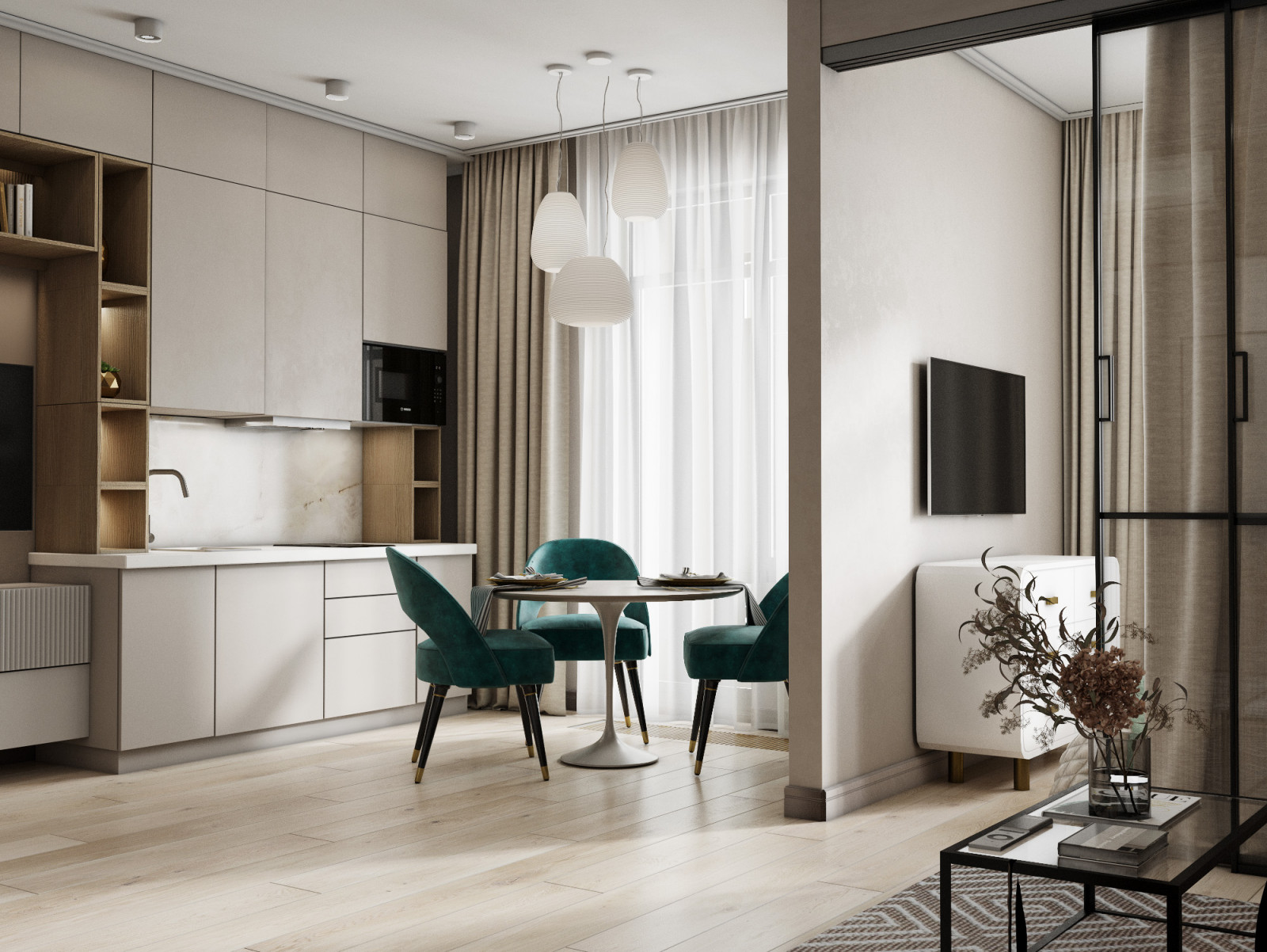 Кофе, мята и корица.