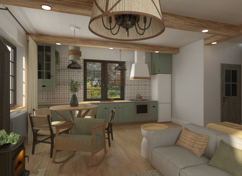 Проект загородного дома 108кв.м