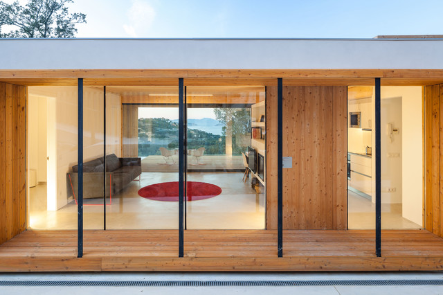 Casa eficient a Begur moderno-salotto