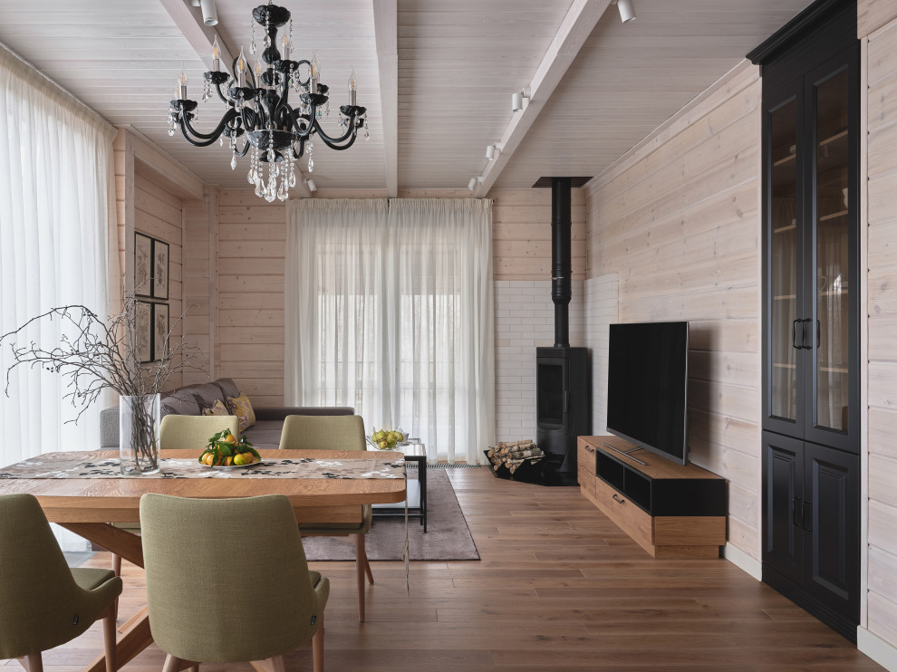 Загородный деревянный дом