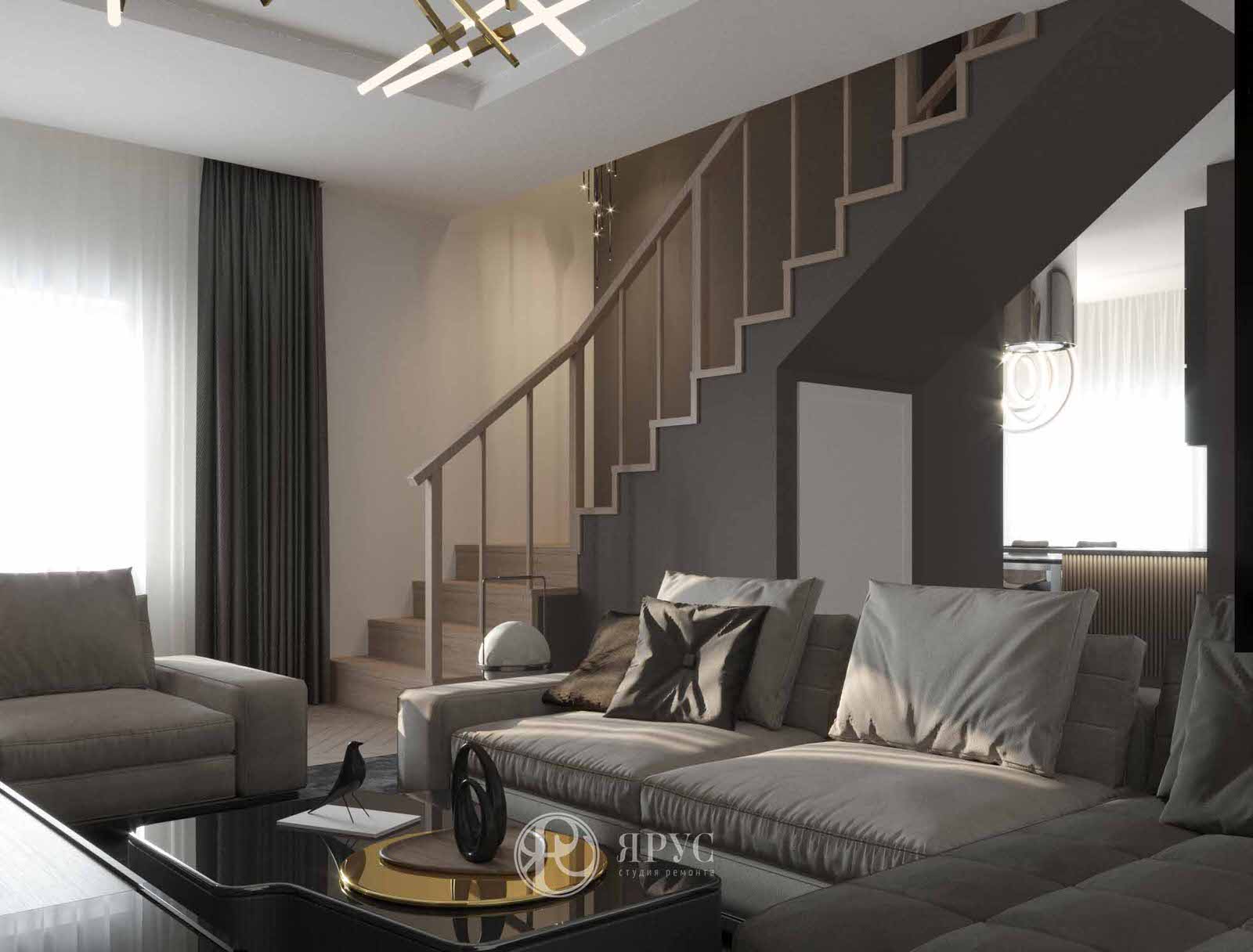 Дизайн-проект двухэтажного дома