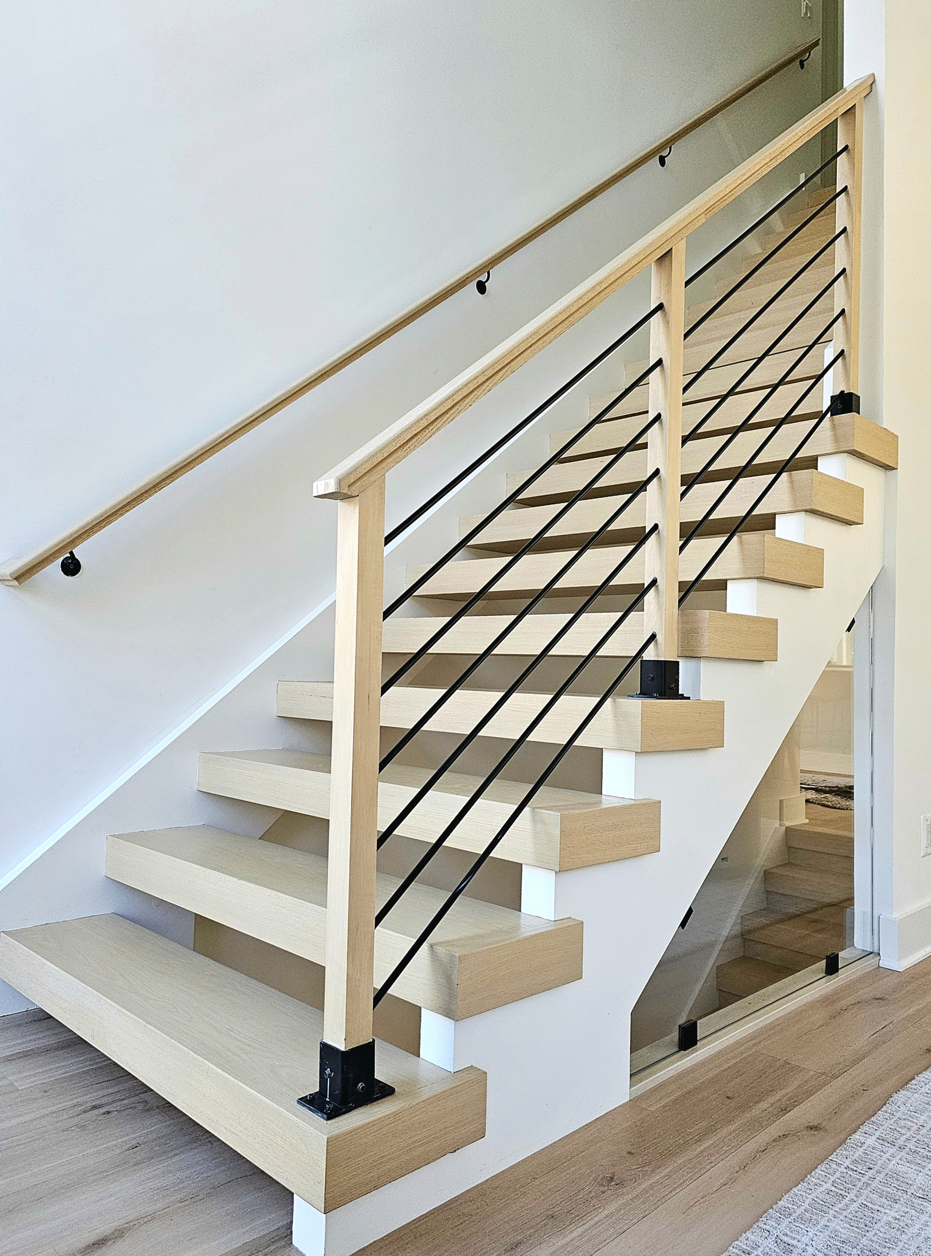 111_Open-Rise Stair with a Stunning Pool View, Great Falls, VA 22066
