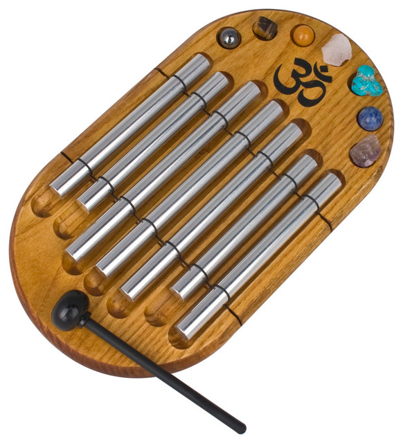 Woodstock Zenergy Chakra Chime Contemporary Wind Chimes By Woodstock Zenergy Chakra Chime Contemporary Wind Chimes