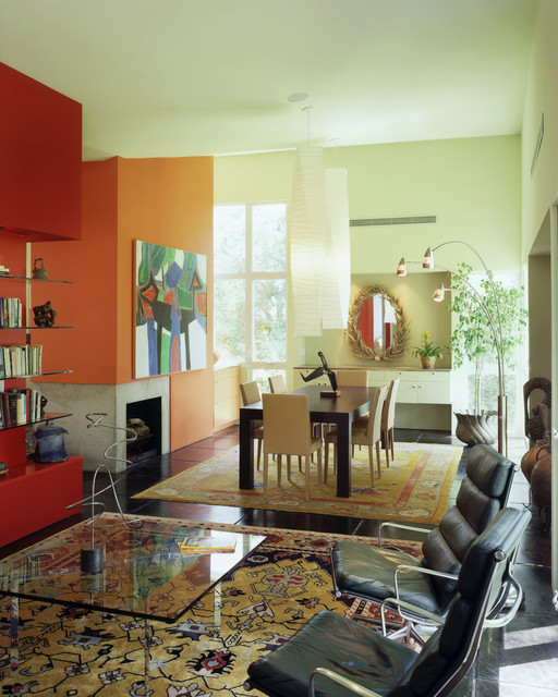 Impluvium House contemporary-dining-room