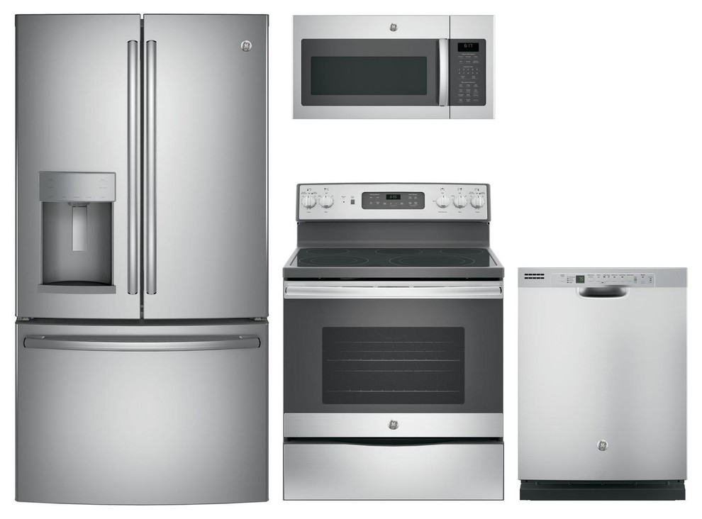 4-Piece Stainless Steel Kitchen Package - Contemporary ...