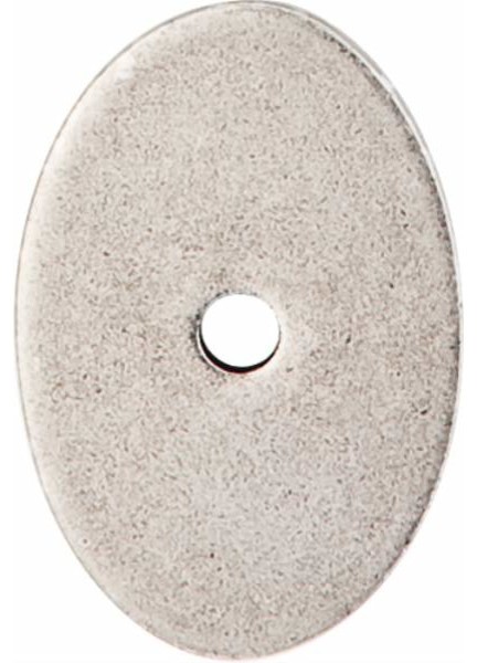 Medium Oval Backplate 1 1/2" - Pewter Antique