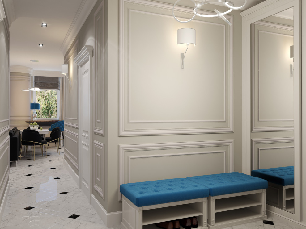 Неоклассика в интерьере двухкомнатной квартиры