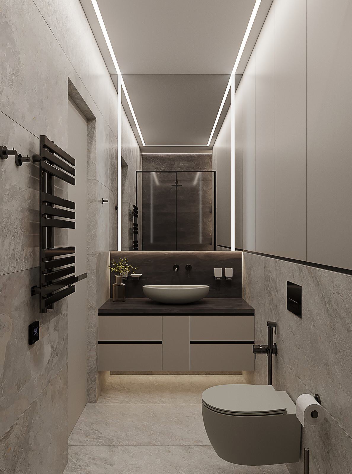 2023г. Интерьер квартиры 134 м2 в ЖК "Чикаго"