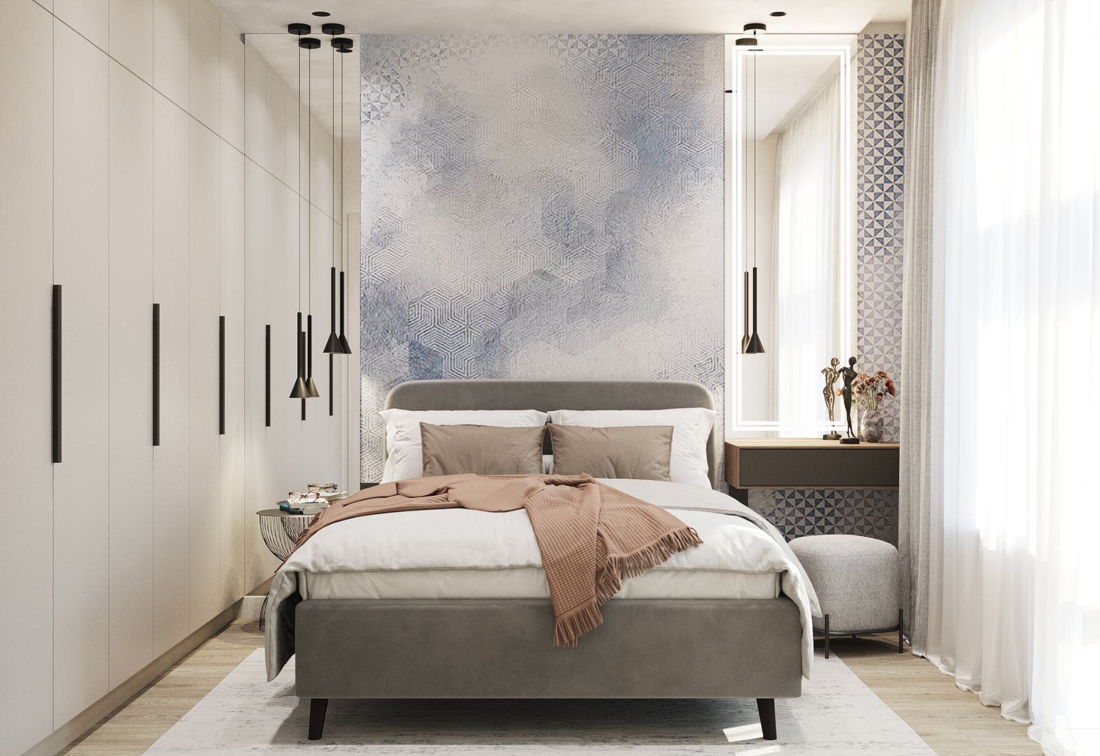 Визуализация интерьера. Квартира в жилом комплексе "Легенда Героев”