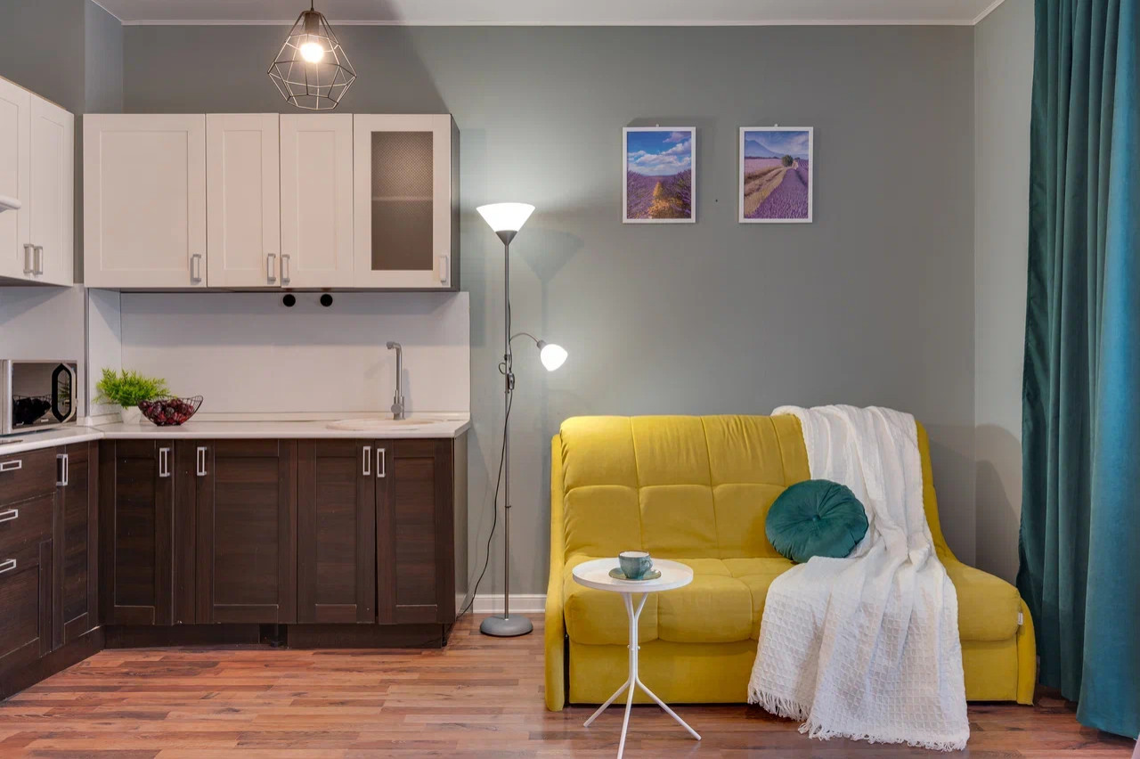 Хоумстейджинг квартиры для посуточной аренды в ЖК "Город"