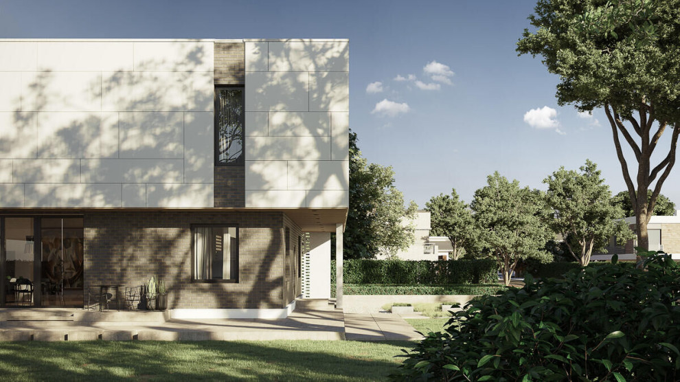 Проект с плоской кровлей 246 м2