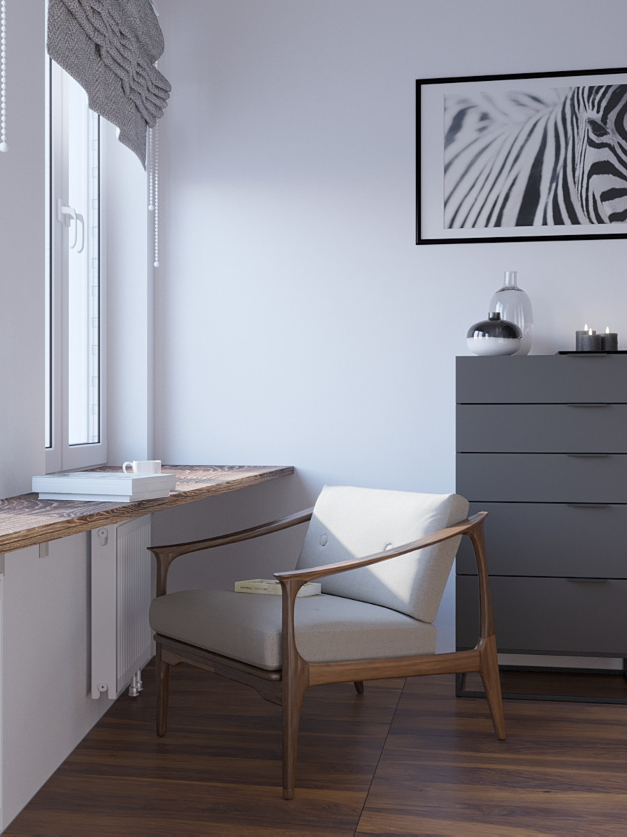 45 кв.м, просторно и экономно