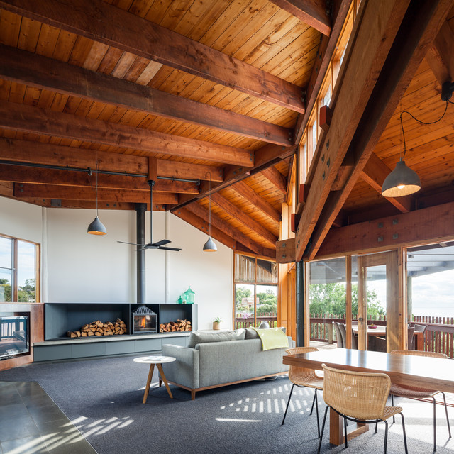 Look Up! Exposed Wooden Beams Make an Architectural Comeback Houzz AU