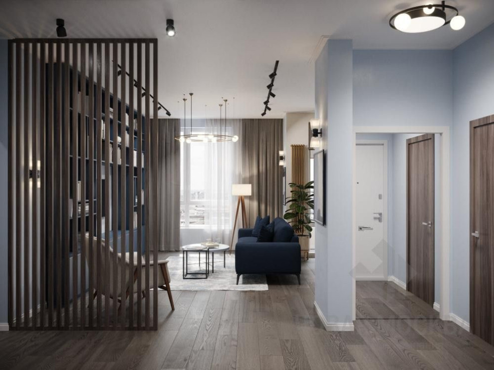 Дизайн-проект 3-комнатной квартиры 85 кв.м в ЖК «Скандинавия»