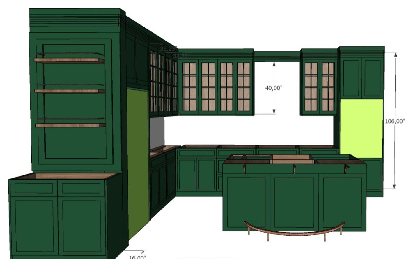 The "Revved-Up Refine" Kitchen – A Bespoke British Racing Green Masterpiece