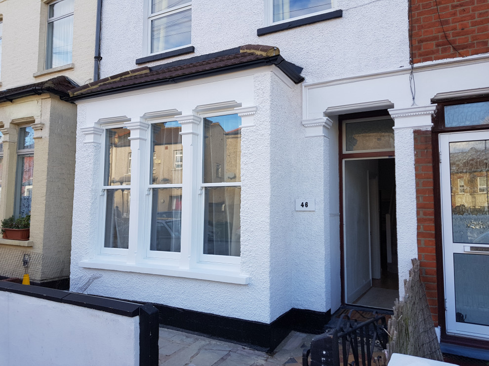 Replacing original features to period property + new timber sash windows