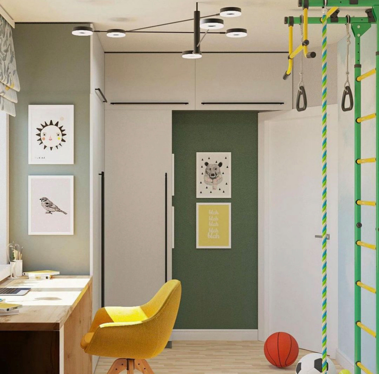 Дизайн проект детской комнаты