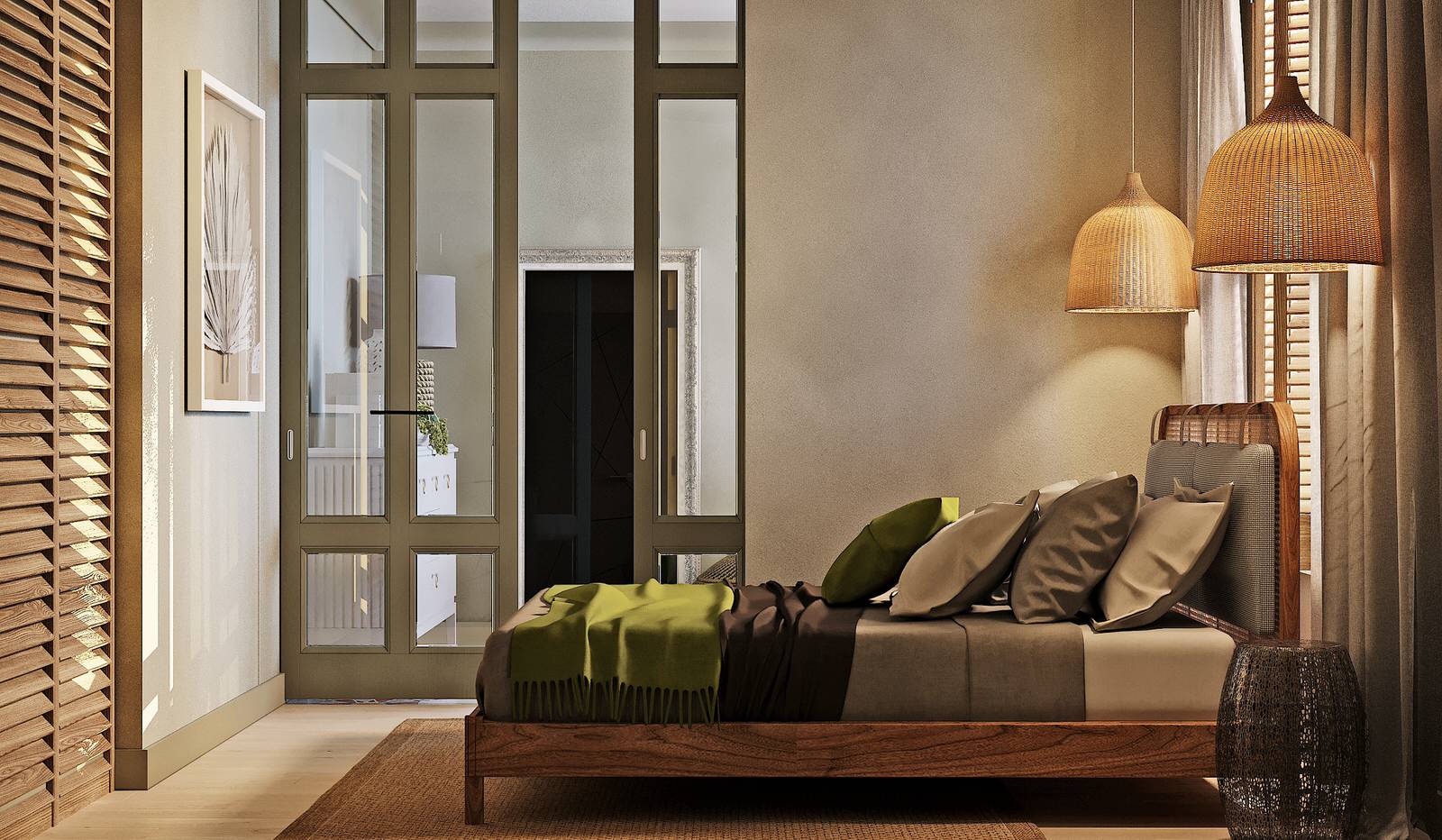 Теплая квартира в "колониальном стиле"